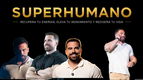 Banner oficial de Superhumano, el acompañamiento de 6 meses de Miguel Navarro
